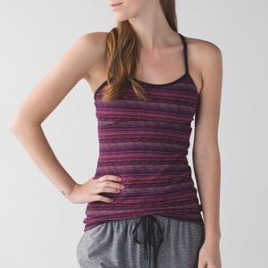 LULULEMON Power Y Tank Space Dye Stripes